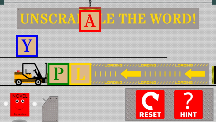 The Unscramble the Word game